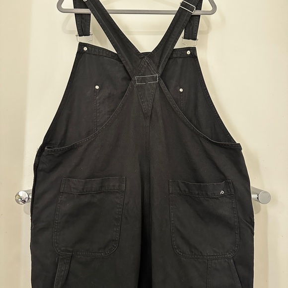 Rag & Bone Workwear Overalls XL Black $298 - Picture 8 of 13